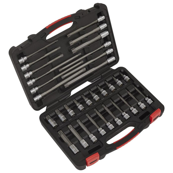 Sealey TRX-Star* Socket Bit Set 32pc 3/8"Sq Drive Platinum Series AK89001 Sealey - Town Tools 