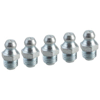 Faithfull Grease Nipple Straight M8 x 1.0 (Pack 5)
