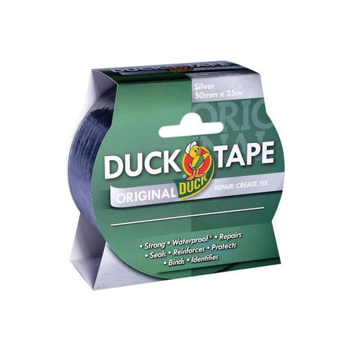 Shurtape Duck Tape® Original 50mm x 25m Silver Shurtape - Town Tools