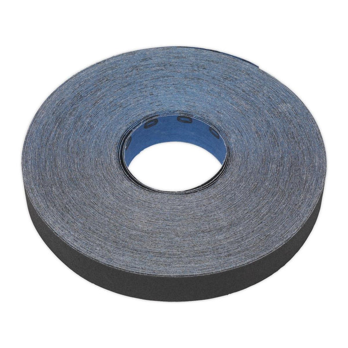 Sealey Emery Roll Blue Twill 25mm x 25m 40Grit ER252540 Sealey - Town Tools 