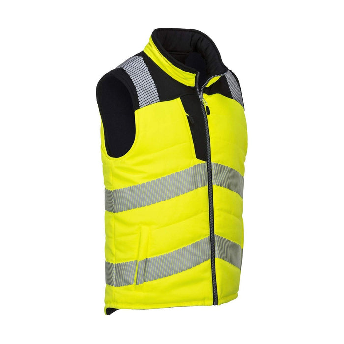 Portwest PW3 Hi-Vis Reversible Bodywarmer - Yellow/Black - XXL Portwest - Town Tools 