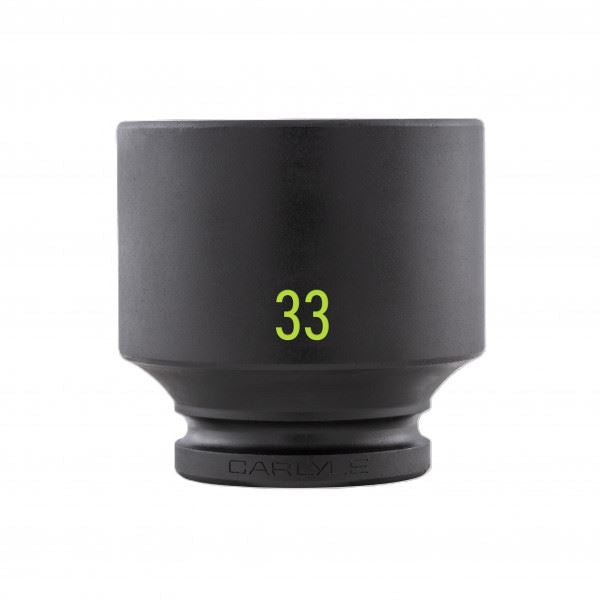 Carlyle Tools 1Dr  6Pt Standard Impact Socket  33mm