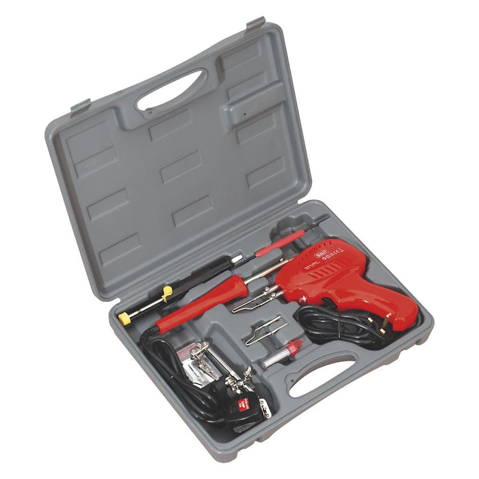 Sealey Soldering Gun/Iron Kit 8pc 230V SD300K Sealey - Town Tools 