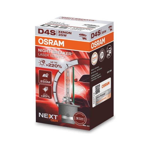 Osram XENARC NIGHT BREAKER LASER D4S, Next Generation, 220% more brightness, HID Osram - Town Tools 