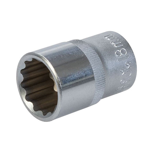 King Dick Socket SD 1/2" Metric 12pt 18mm King Dick - Town Tools 