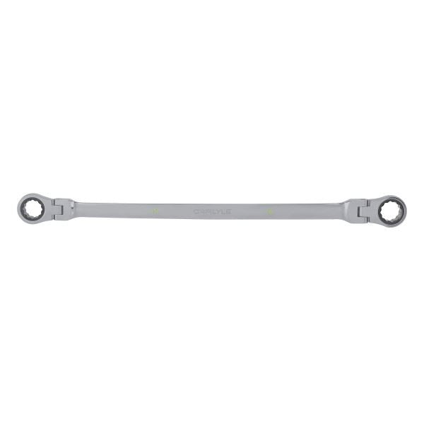 Carlyle Tools 12 Pt 17mm X 19mm 72 Tooth Extended Box Ratcheting Flex
