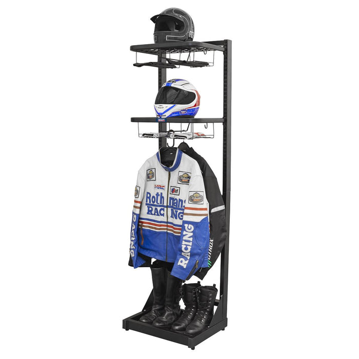 Sealey Motorcycle Helmet & Gear Tidy, Freestanding MS081FS Sealey - Town Tools 