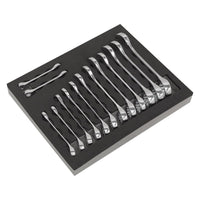 Sealey Combination Spanner Set 14pc Stubby S01232