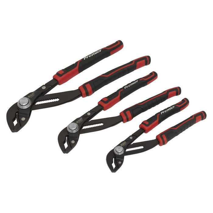 Sealey Water Pump Pliers Set 3pc Quick Release AK8380 Sealey - Town Tools 