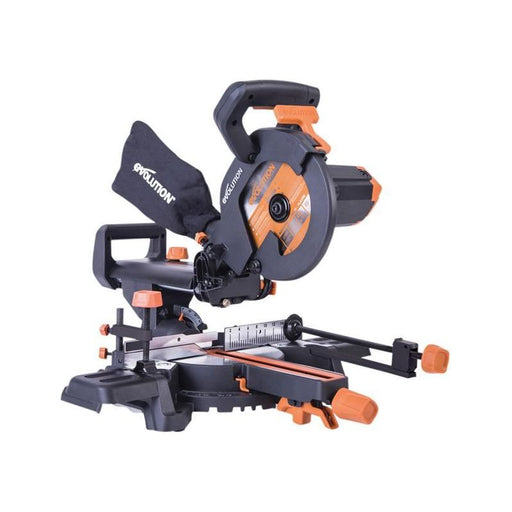 Evolution R210SMS+ Pro Multi-Material Sliding Mitre Saw 210mm 1500W 110V Evolution - Town Tools