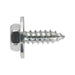 Sealey Acme Screw with Captive Washer M8 x 1/2" Zinc Pack of 50 ASW812 Sealey - Town Tools 