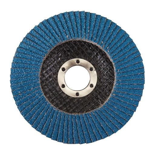 Silverline Zirconium Flap Disc 115mm 40 Grit Silverline - Town Tools 