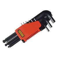 Stanley® Hand Tools Metric Ball End Hexagon Key Set, 9 Piece