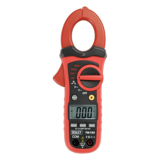 Sealey Professional Auto-Ranging Digital Clamp Meter NCVD 6-Function TM105 Sealey - Town Tools 