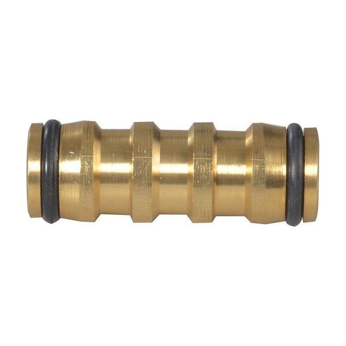 Faithfull Brass 2-Way Hose Coupling 12.5mm (1/2in) Faithfull - Town Tools