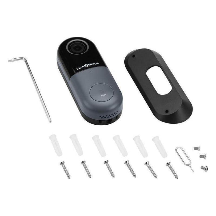 Link2Home Weatherproof (IP54) Smart Wired Doorbell Link2Home - Town Tools