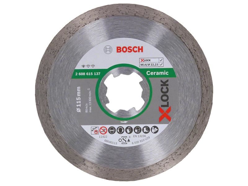 Bosch Powertool Accessories X-LOCK Standard for Ceramic Diamond Cutting Disc 115 x 22.23mm Bosch Powertool Accessories - Town Tools