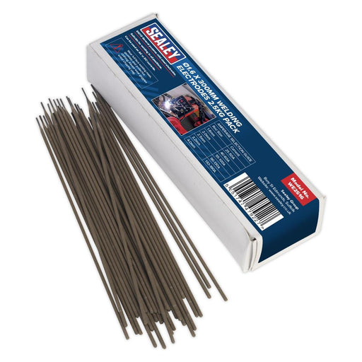 Sealey Welding Electrodes 1.6 x 300mm 2.5kg Pack WE2516 Sealey - Town Tools 