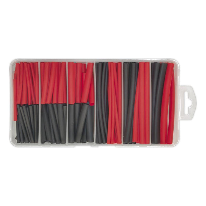 Sealey Heat Shrink Tubing Assortment 180pc 50 & 100mm Black & Red HST501BR Sealey - Town Tools 