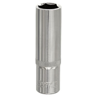 Sealey WallDrive Socket 13mm Deep 3/8"Sq Drive Fully Polished SP3813D