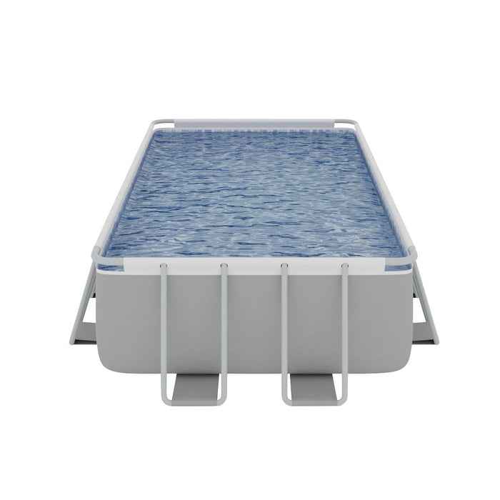 Dellonda Deluxe Steel Frame Swimming Pool with Filter Pump 18ft DL22 Dellonda - Town Tools 