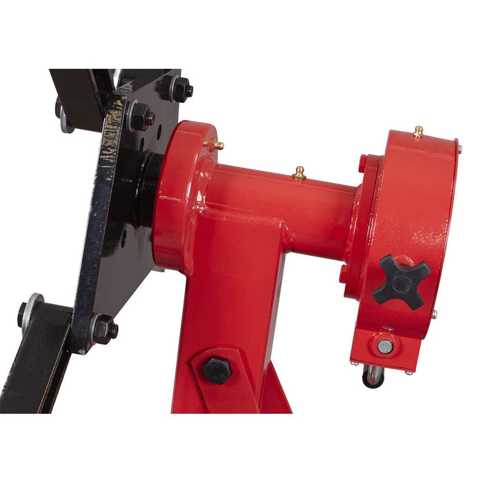 Folding 360º Rotating Engine Stand with Geared Handle Drive 680kg Capacity Sealey - Town Tools 