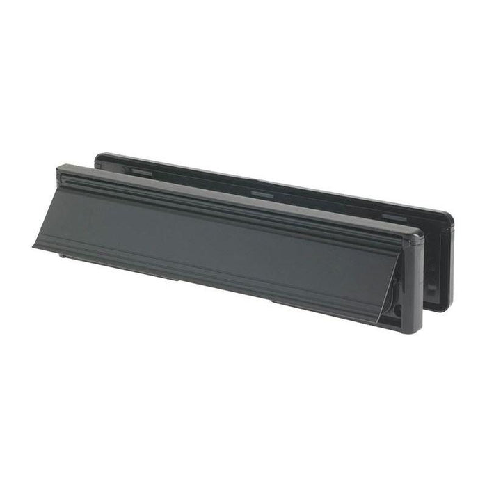 Yale Locks Letter Plate Black (Visi-Packed) 300mm (12in) Yale Locks - Town Tools