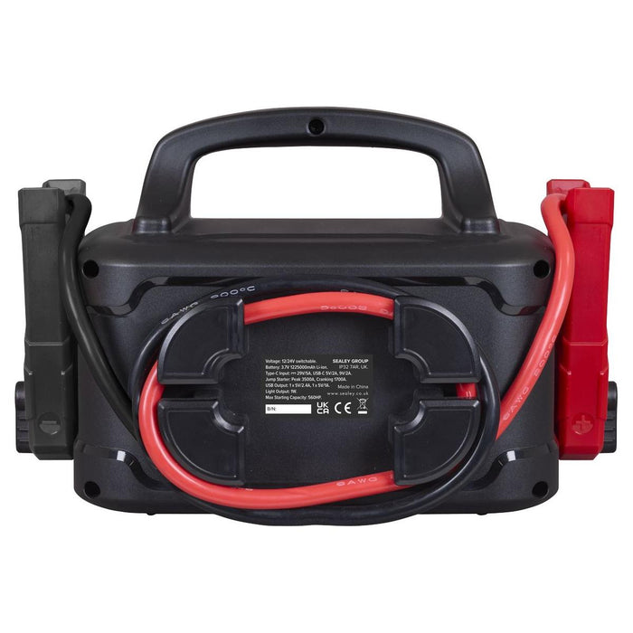 Sealey 3500A 12/24V Lithium Jump Starter Power Pack SL36S Sealey - Town Tools