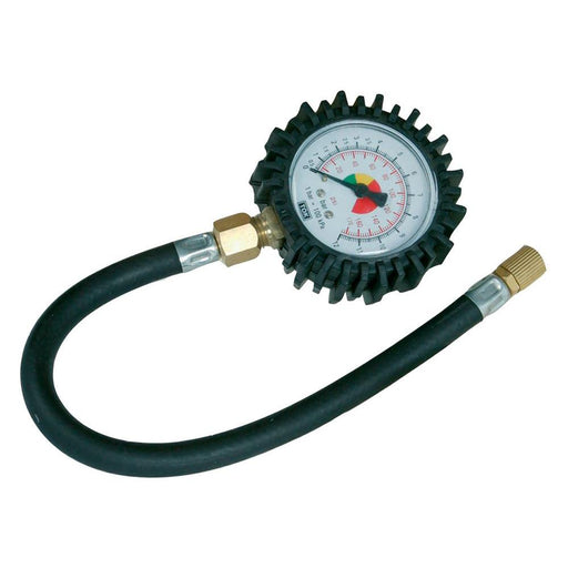 Silverline Tyre Dial Gauge 0 - 100psi (0 - 10bar) Silverline - Town Tools 