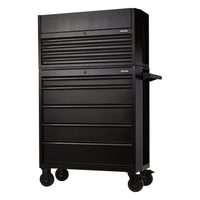 Draper Bunker 9 Drawer Combined Roller Cabinet and Tool Chest, 36", Black