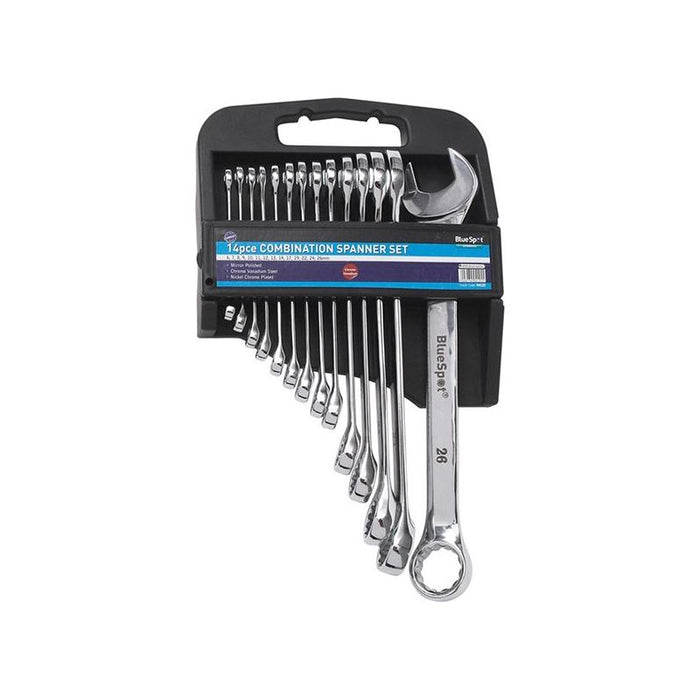 Bluespot Tools Combination Spanner Set, 14 Piece BlueSpot Tools - Town Tools