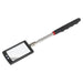 Sealey Telescopic Inspection Mirror 52 x 83mm with 2 LEDs S0948 Sealey - Town Tools 