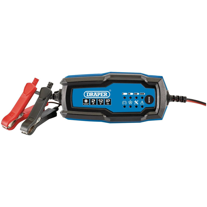 Draper 12V Smart Charger and Battery Maintainer, 2A 53488 Draper - Town Tools 