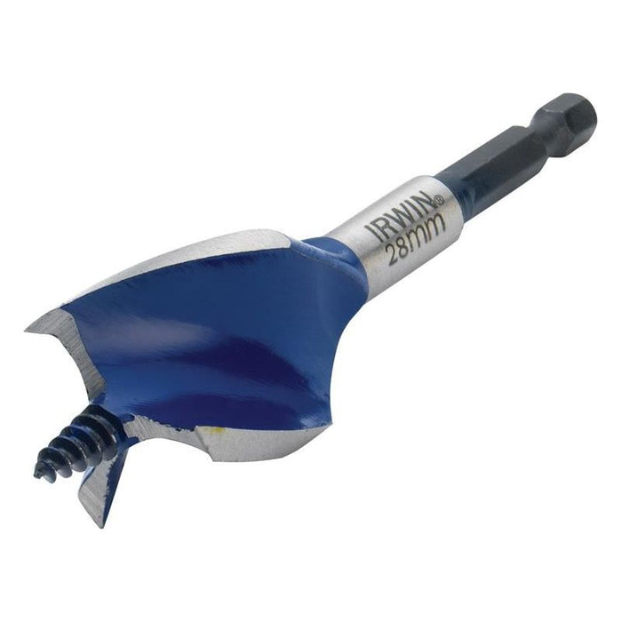 Irwin® Blue Groove 6X Stubby Wood Bit 28 x 100mm IRWIN® - Town Tools
