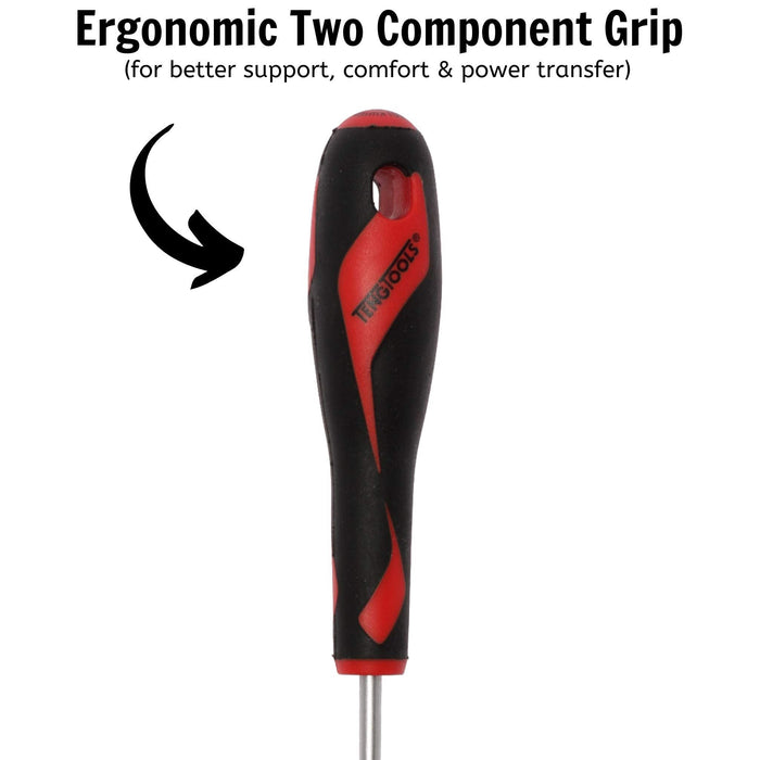 Teng Tools Flat Screwdriver 0.8 x 4.0 x 100mm S Teng Tools - Town Tools 