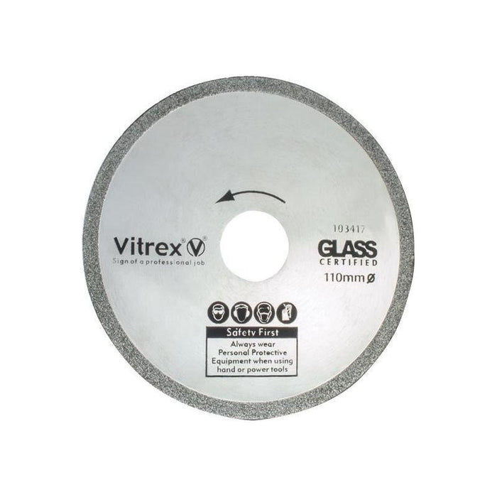 Vitrex Glass Diamond Blade 110mm Vitrex - Town Tools