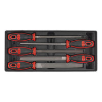 Sealey Tool Tray with Engineerïs File Set 5pc TBT09