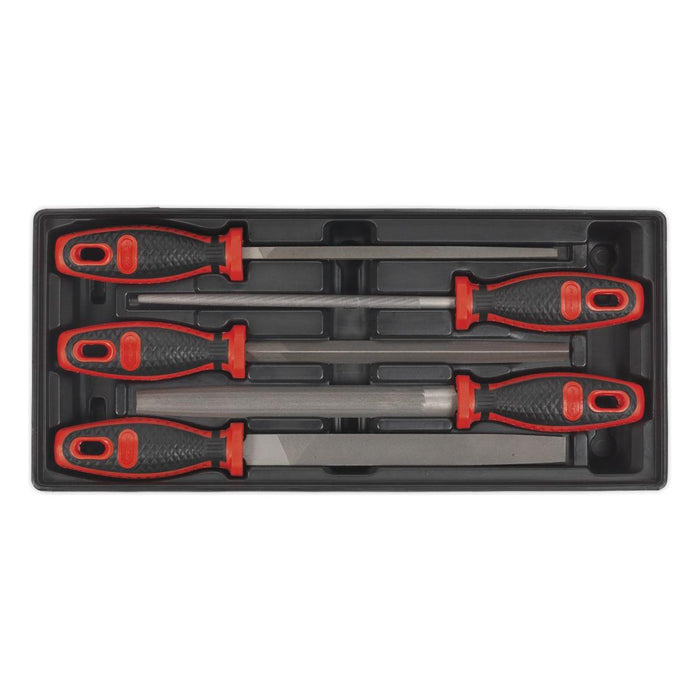 Sealey Tool Tray with Engineerïs File Set 5pc TBT09 Sealey - Town Tools 