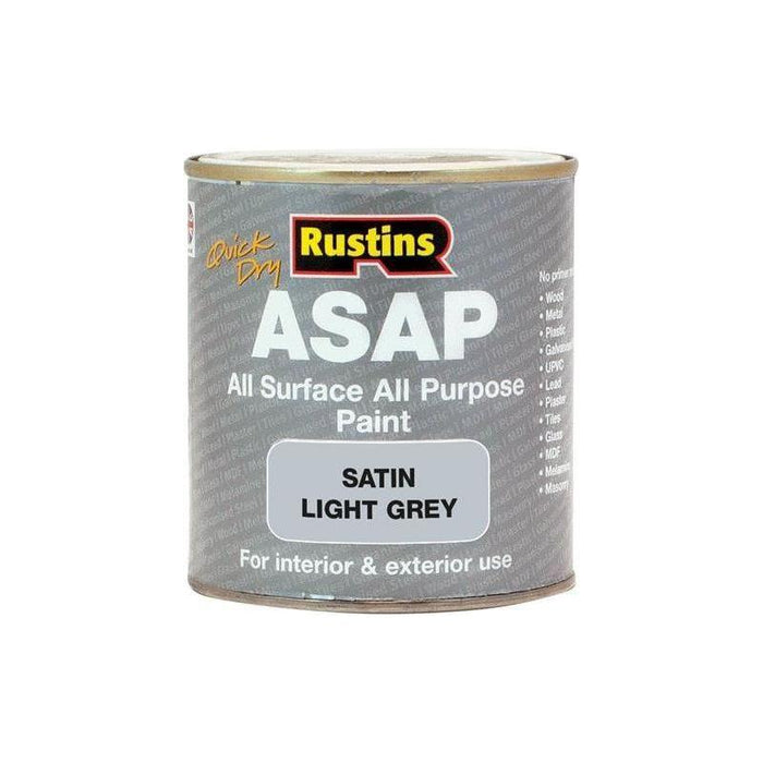 Rustins ASAP Paint Light Grey 1 litre Rustins - Town Tools