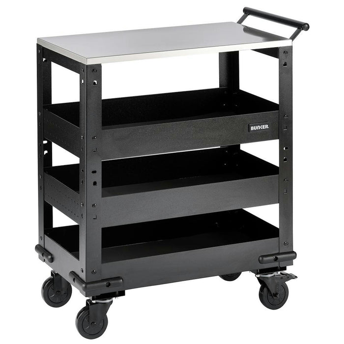 Draper BUNKER 3 Tier Trolley with Pull Handle, 714mm - B400-3TCR
