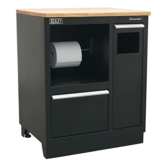 Sealey Premier Premier Corner Storage System with Oak Worktop 1.7m APMSCOMBO6W Sealey Premier - Town Tools 