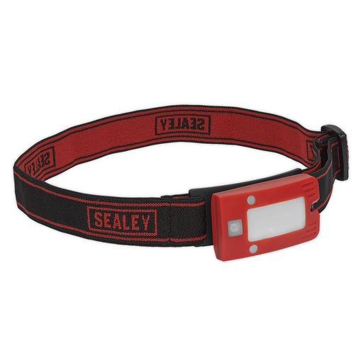 Sealey Rechargeable Head Torch 2W COB LED Auto-Sensor Red LED360HTR Sealey - Town Tools 