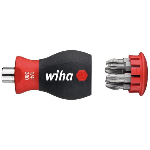 Wiha Magnetic SoftFinish® Stubby Screwdriver with Bit Magazine (PH, PZ) Wiha - Town Tools