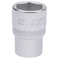 Draper Elora Hexagon Socket, 1/2" Sq. Dr., 20mm 15309