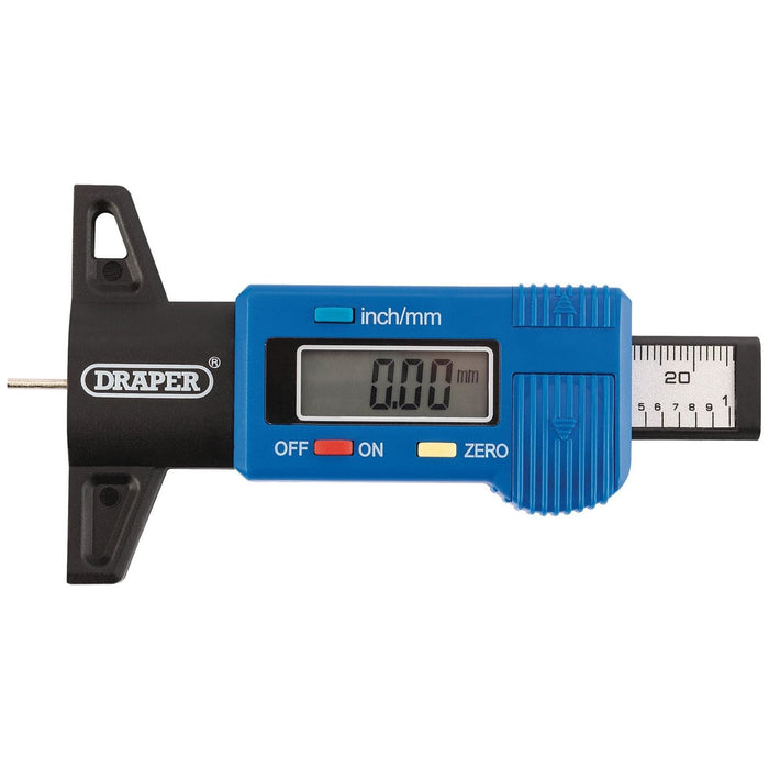 Draper Digital Tyre Tread Depth Gauge 92224 Draper - Town Tools 