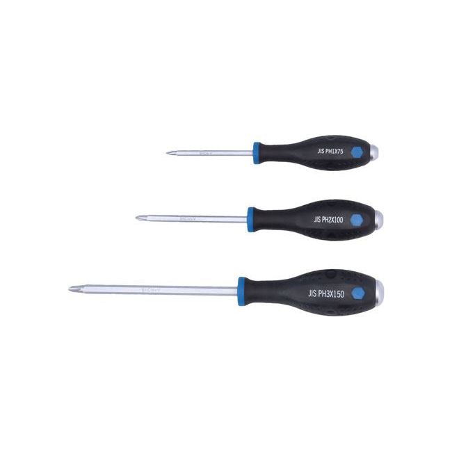 Laser JIS Pound Thru Screwdrivers 3pc 8037 Laser - Town Tools 