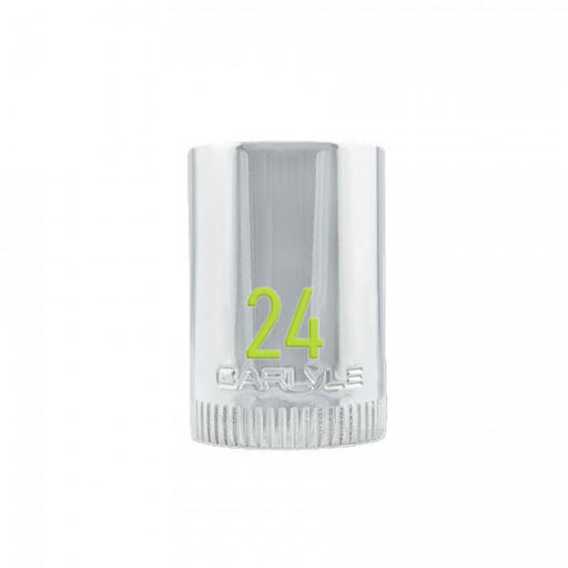 Carlyle Tools 3/8 Drive 24mm 6 Point Chrome Socket - image 1