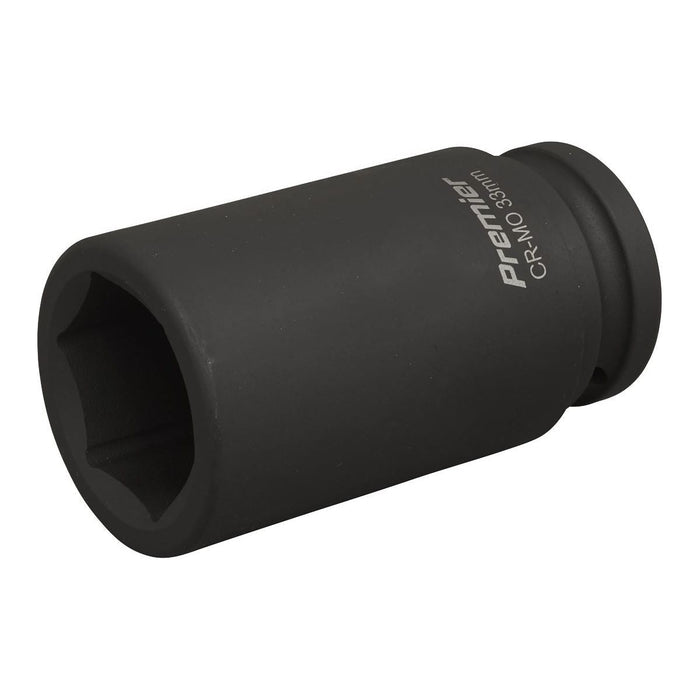 Sealey Impact Socket 33mm Deep 3/4"Sq Drive IS3433D Sealey - Town Tools 