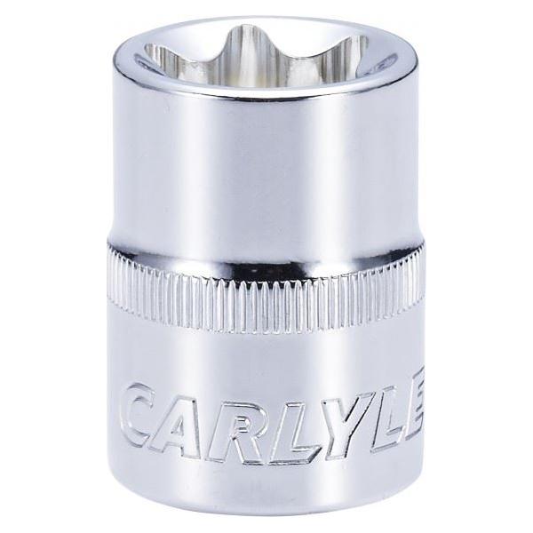 Carlyle Hand Tools Socket - External Star Standard - 1/2in. Dr - E24 Caryle Tools - Town Tools 