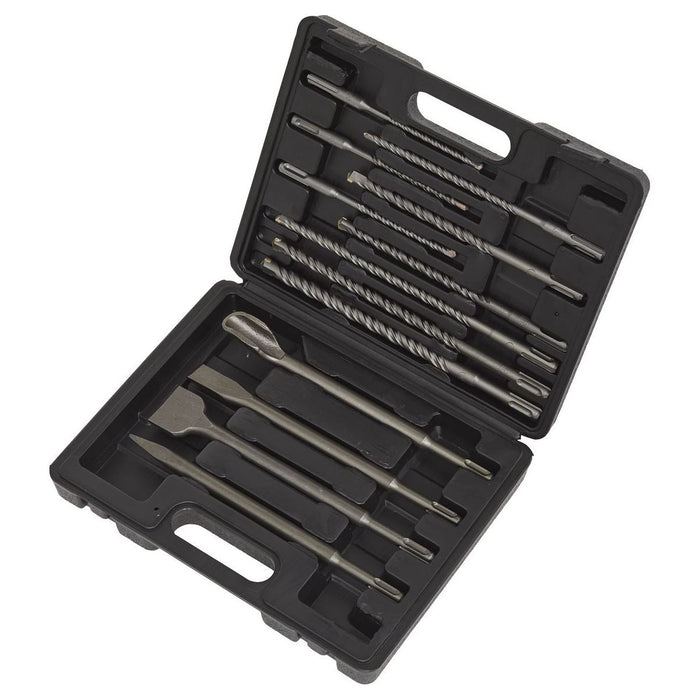 Sealey SDS Plus Drill Bit & Chisel Set 13pc WDCS Sealey - Town Tools 